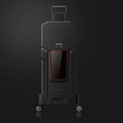 工業拉桿箱手板模型